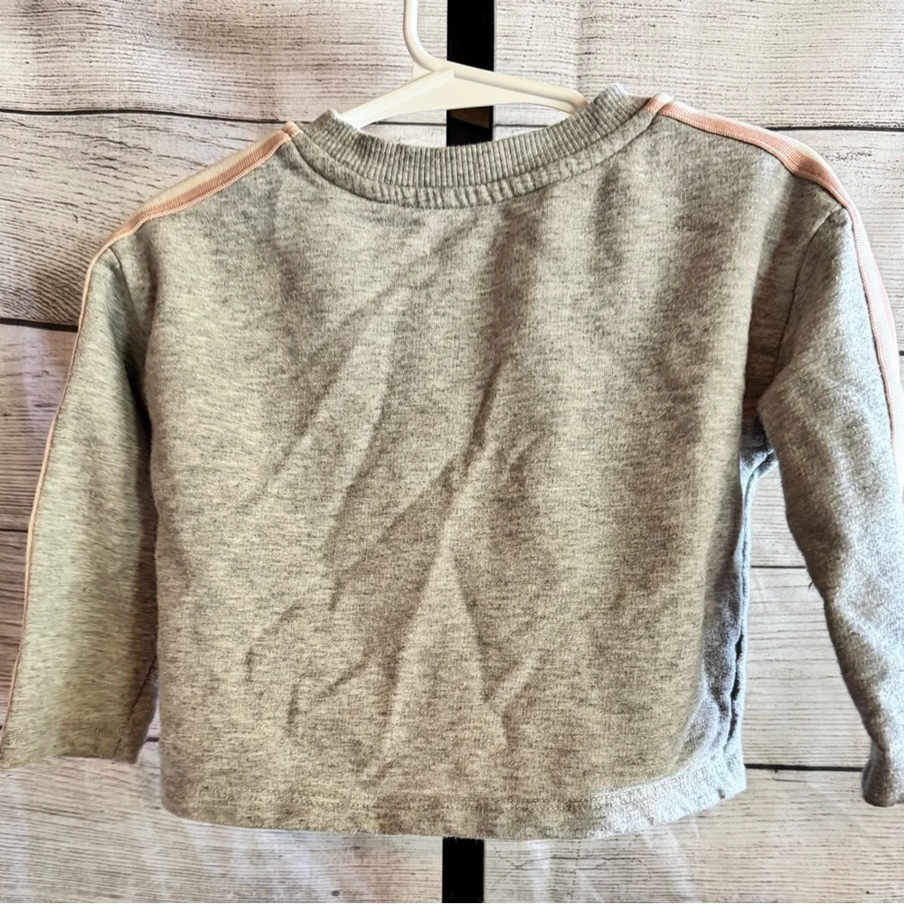 Gymboree Gray Sweatshirt Crop Crew Neck
